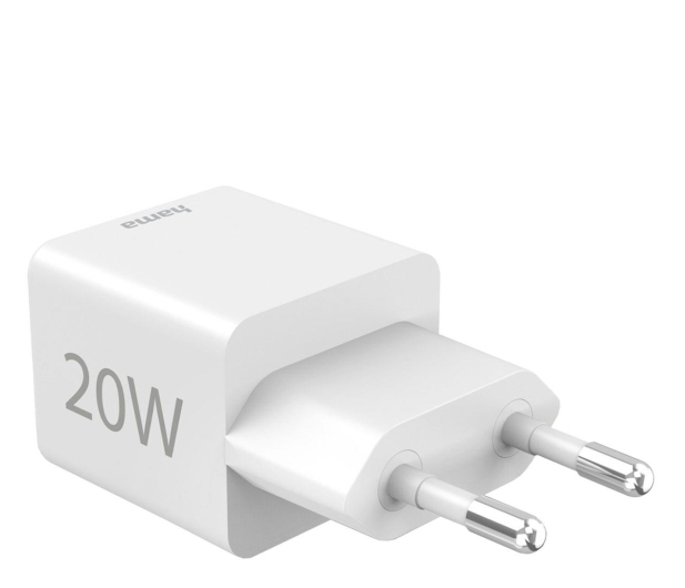 Hama Ładowarka sieciowa Mini 20W 1xUSB-C, 1xUSB-A - 1246877 - zdjęcie 2